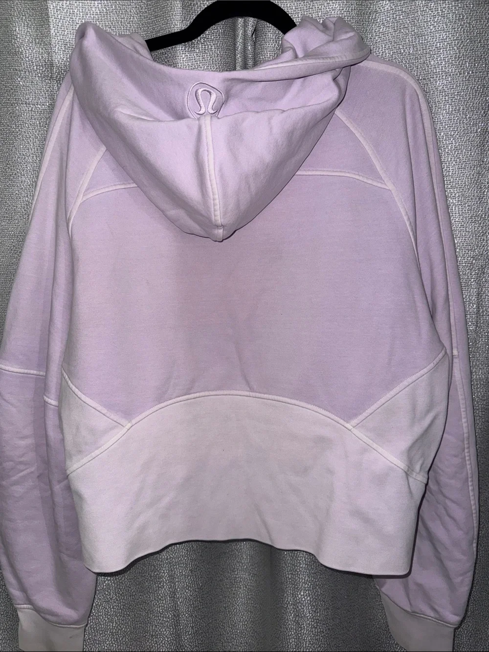 lululemon athletica Lavender Scuba Half-Zip Cropped Hoodie